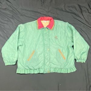 Vintage Multicolor Pastel Grandma Jacket Size Large